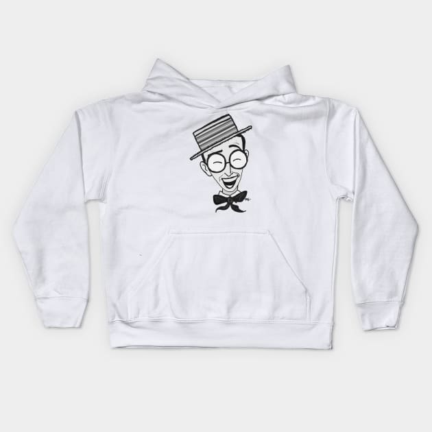 Harold Lloyd Kids Hoodie by ArtofBJF